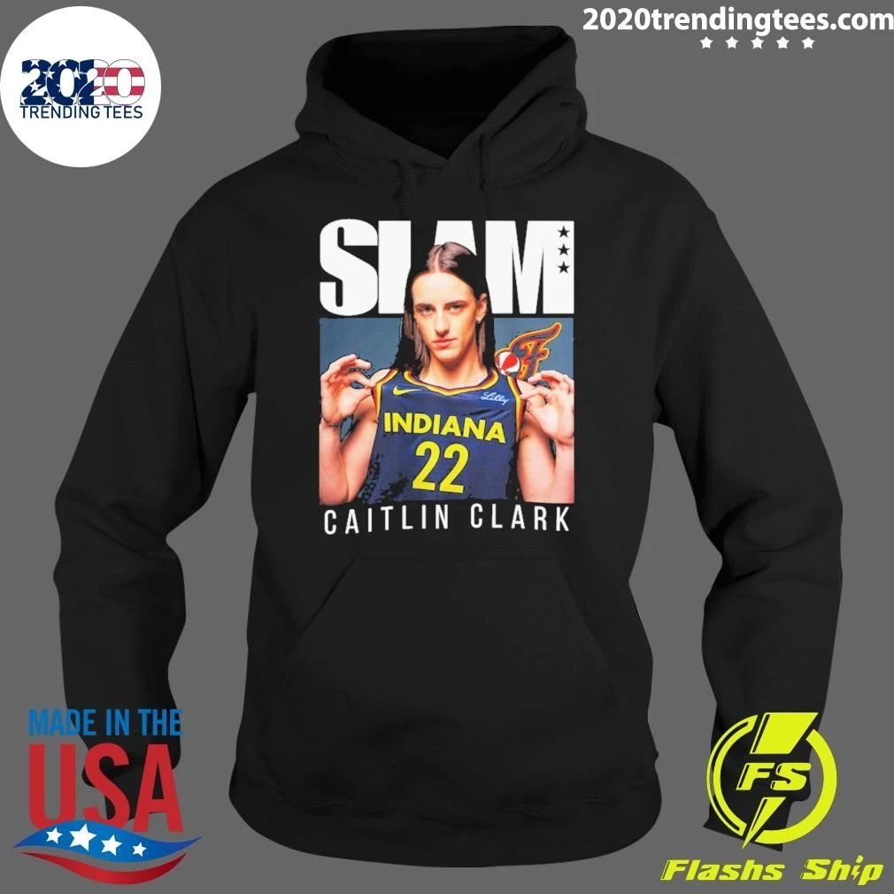 Caitlin Clark SLAM Magazine WNBA Indiana Fever Basketball Shirt
