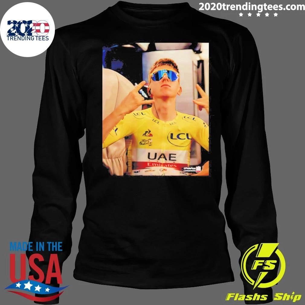 Tadej Pogačar 2026 Rock Hand Shirt