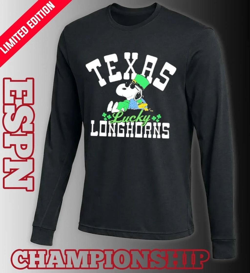 The Peanuts Texas Longhorns St. Patrick’s Day shirt