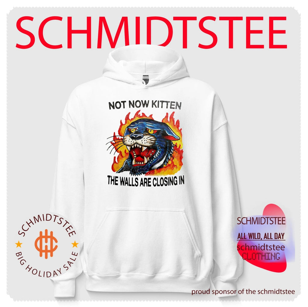 Not Now Kitten the Walls Are Closing In shirt