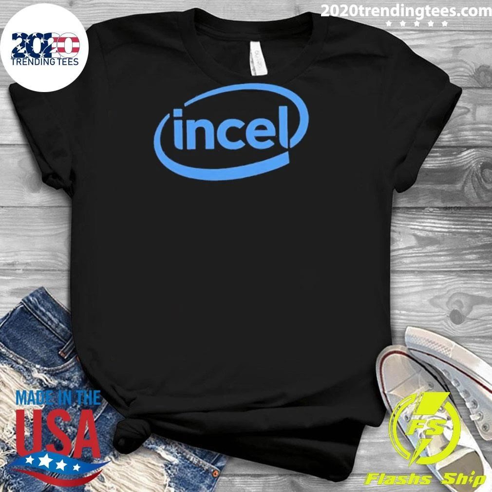 Incel Intel Parody Logo Shirt