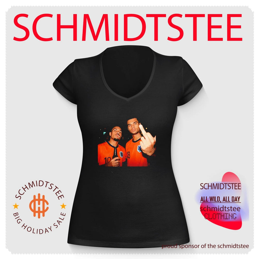 Memphis Depay and Cody Gakpo Netherlands Fc middle finger shirt