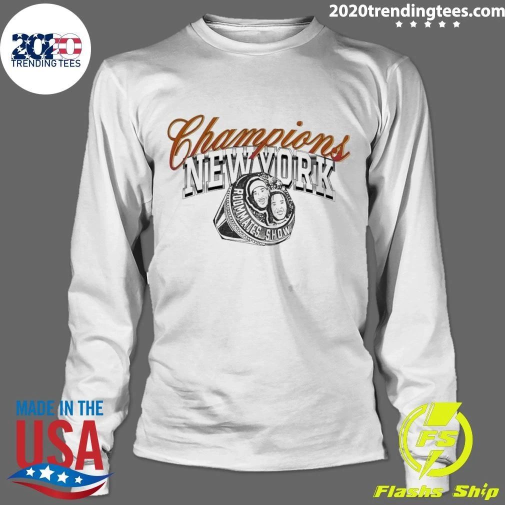 Jalen Brunson And Josh Hart Diamond Ring Roommates Show Knicks Champions Shirt