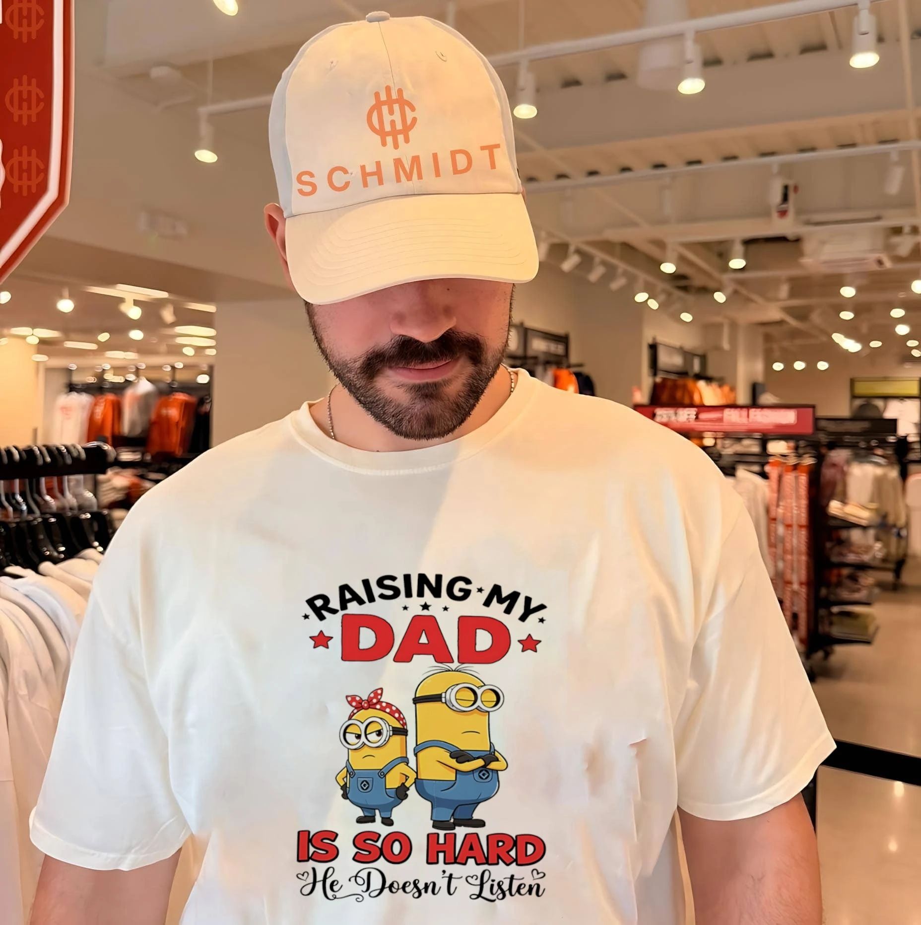 Raising my dad is so hard he doesn’t listen Minion shirt