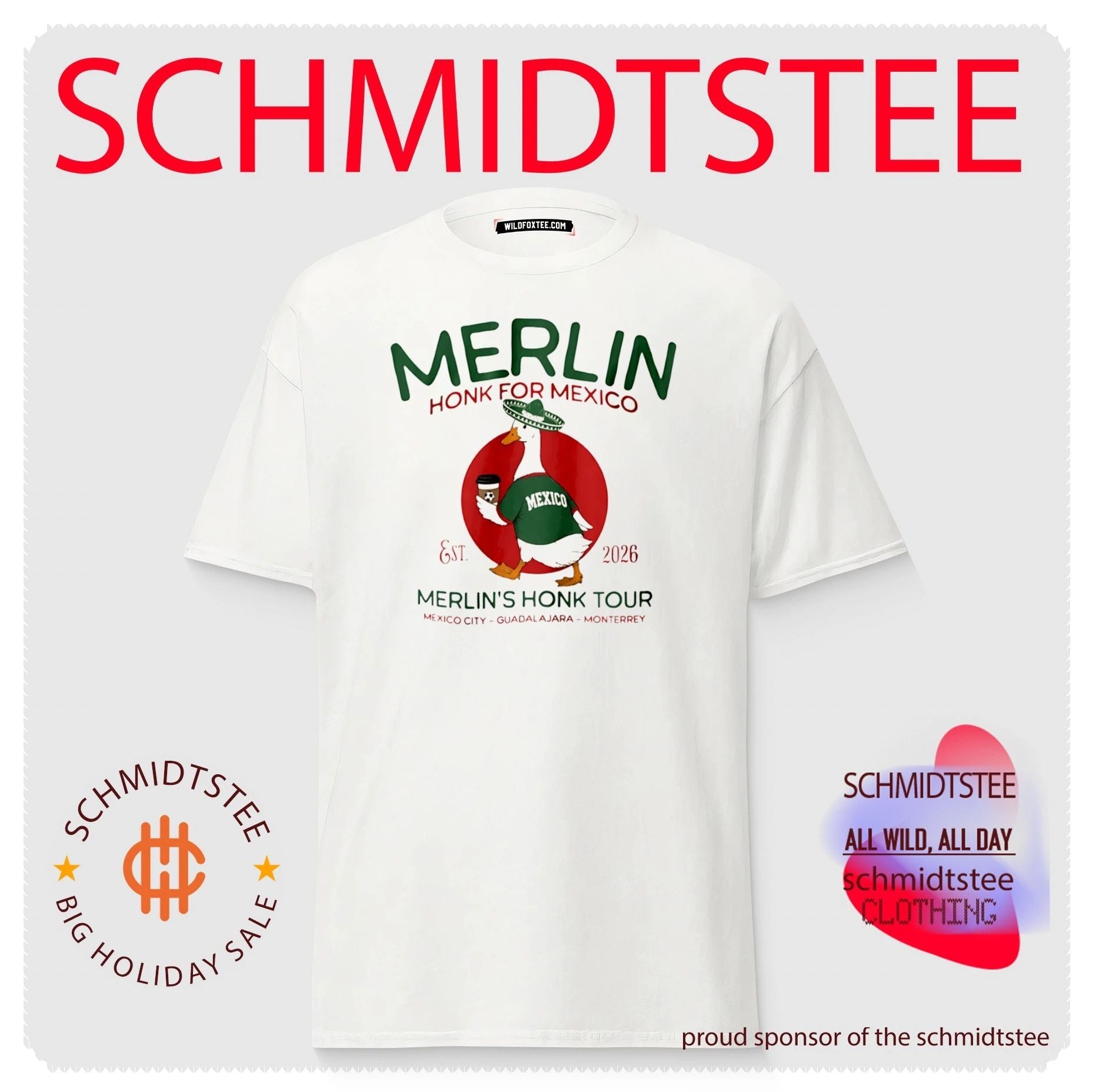 Merlin Honk For Mexico Est 2026 Shirt