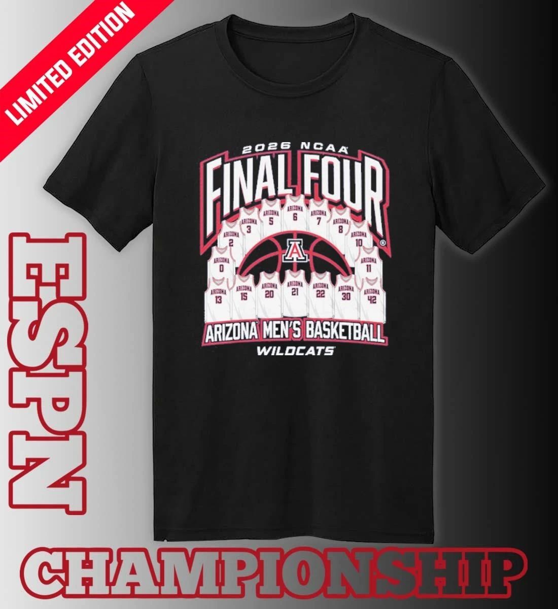 Arizona Men’s Basketball 2026 NCAA Final Four Jersey Madness T-Shirt