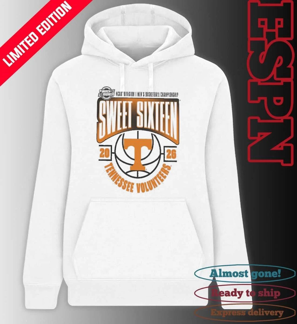 Tennessee Volunteers 2026 NCAA Men’s Basketball Tournament March Madness Sweet 16 T-Shirt