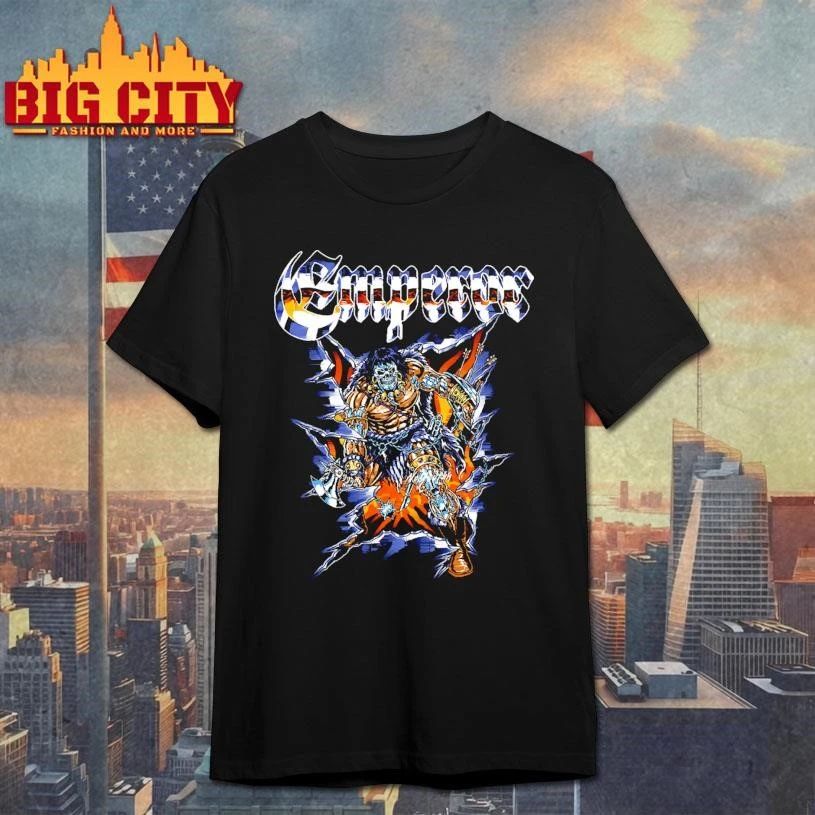 Emperor Heavy Metal Skeleton Warrior Axe Battle Shirt