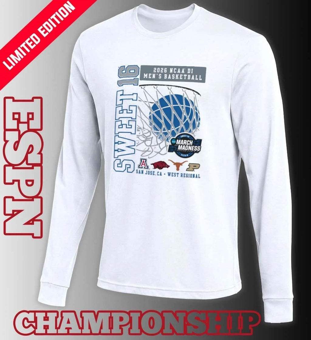 Sweet 16 NCAA DI Men’s Basketball Tournament 2026 West Regional T-Shirt