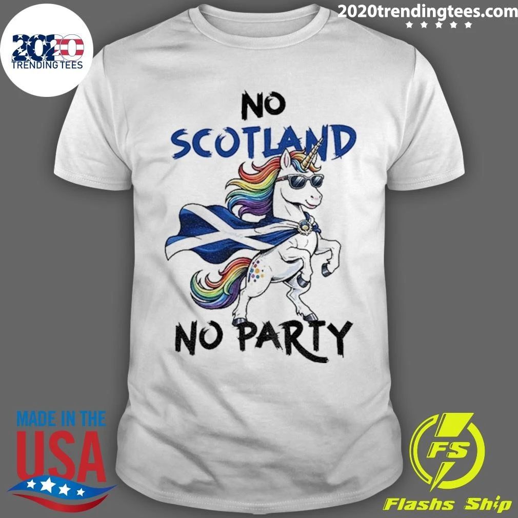 Unicorn No Scotland No Party World Cup 2026 Soccer Shirt