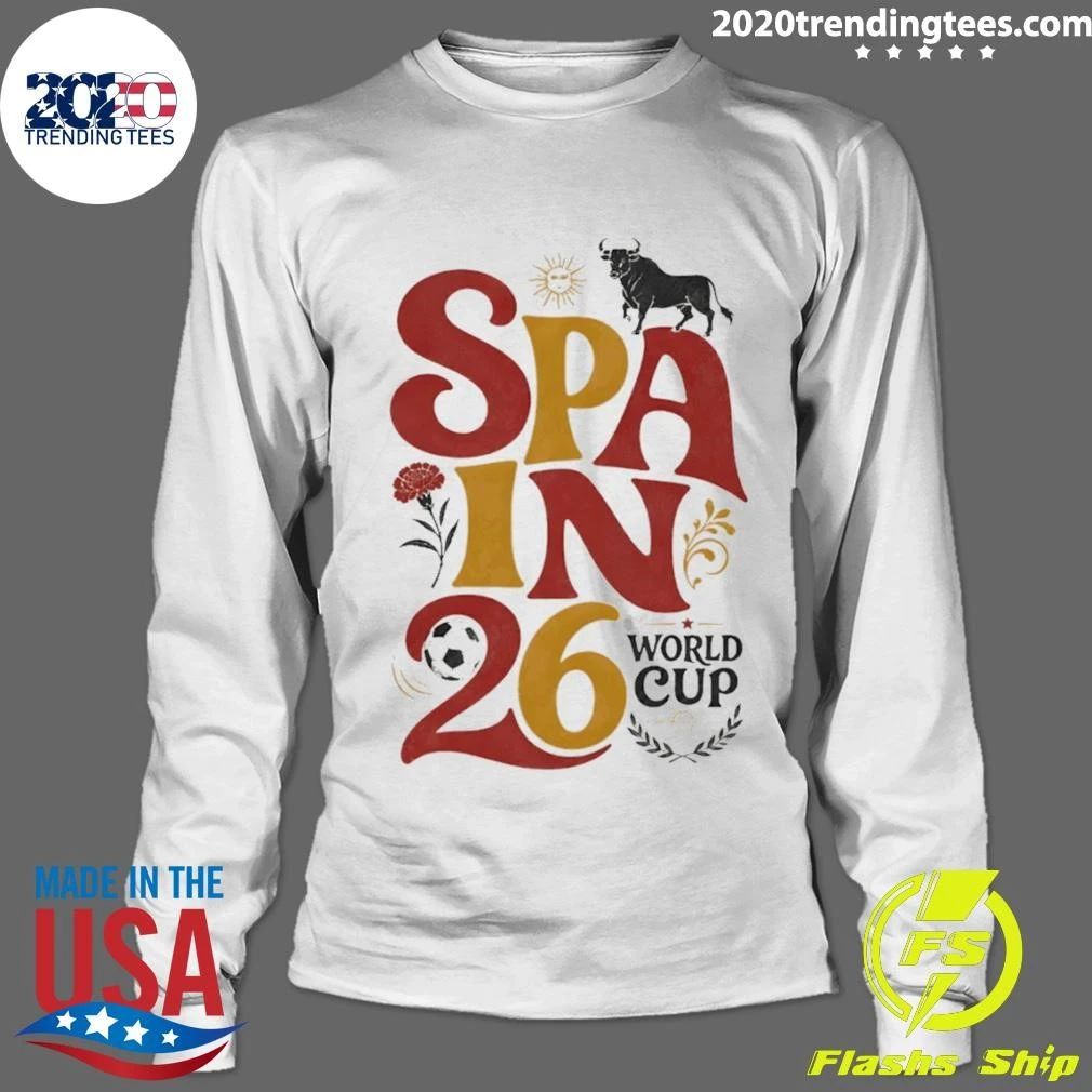 Spain Soccer World Cup 2026 La Roja Soccer Victory Shirt