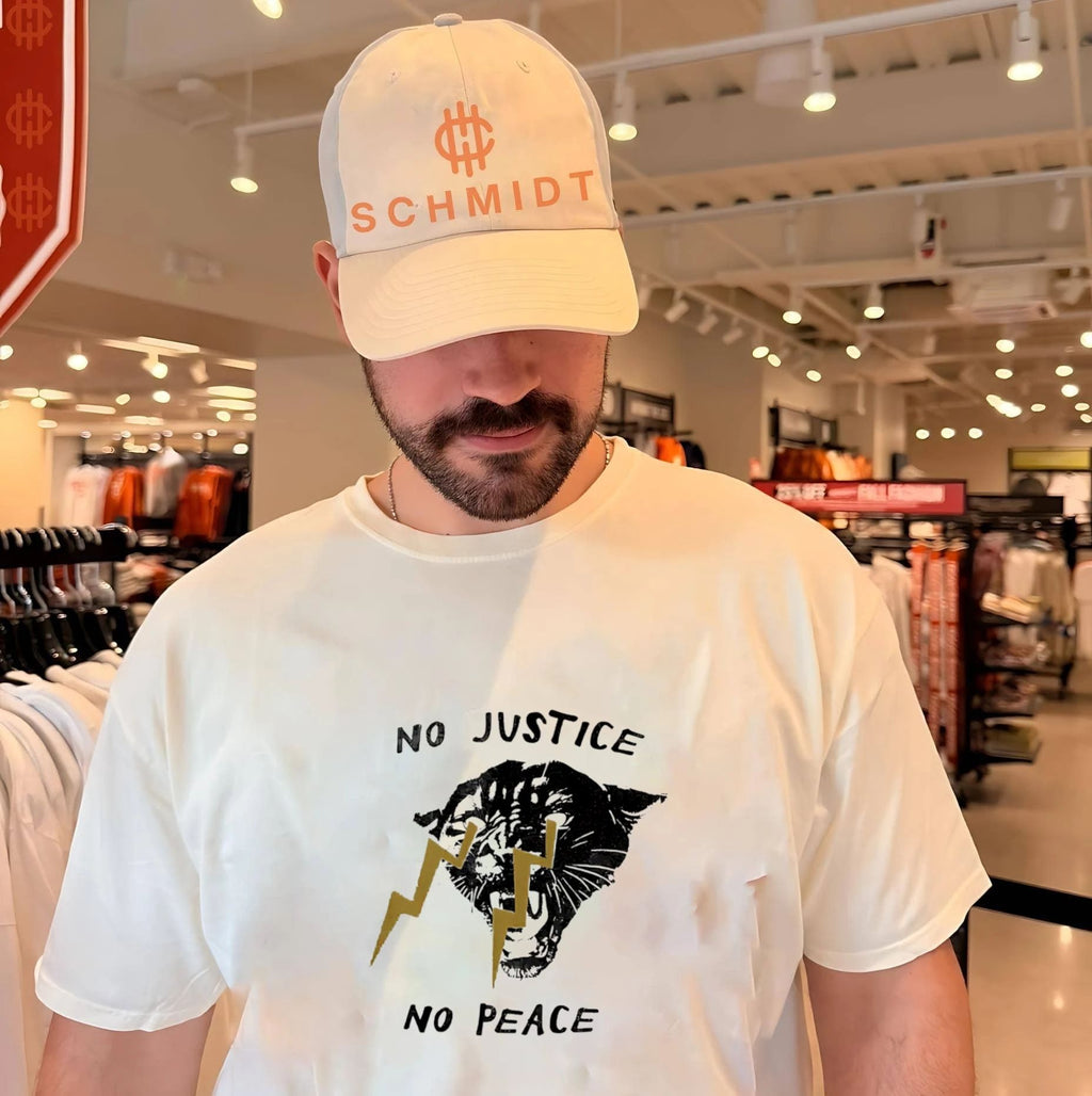 No Justice No Peace Panther Lightning Bolt shirt