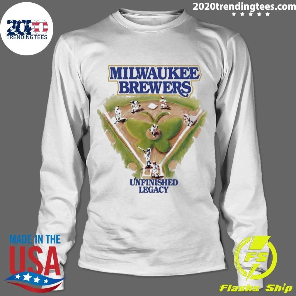 Milwaukee Brewers Unfinished Legacy Baseball Field Shirt