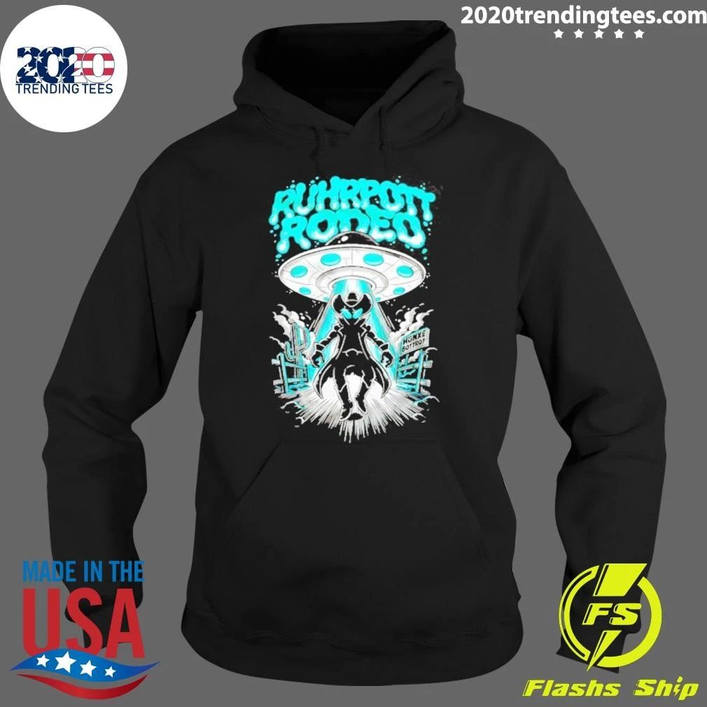 Ruhrpott Rodeo Hunxe Bottrop Alien Cowboy Ufo Shirt