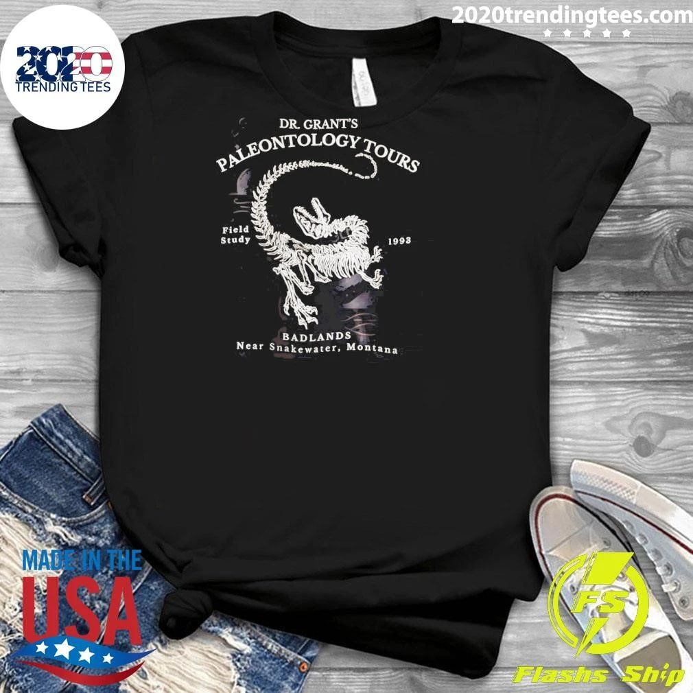Dr. Grant’s Paleontology Tours Vintage Dinosaur Shirt