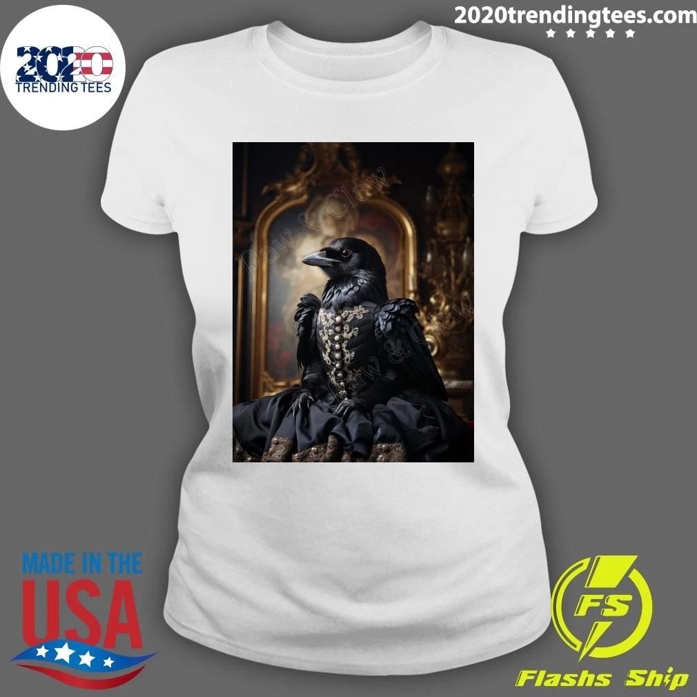 Lady McCrow In An Ornate Vintage Shirt