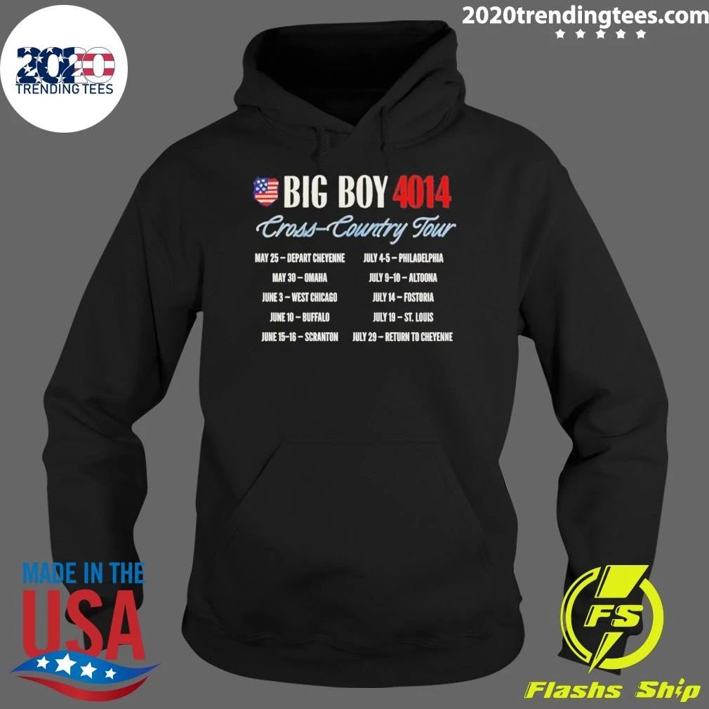 Big Boy 4014 Tour America 250th Train Cross Country Tour Shirt