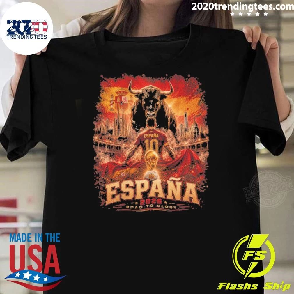 España Road To Glory Football 2026 World Cup Shirt