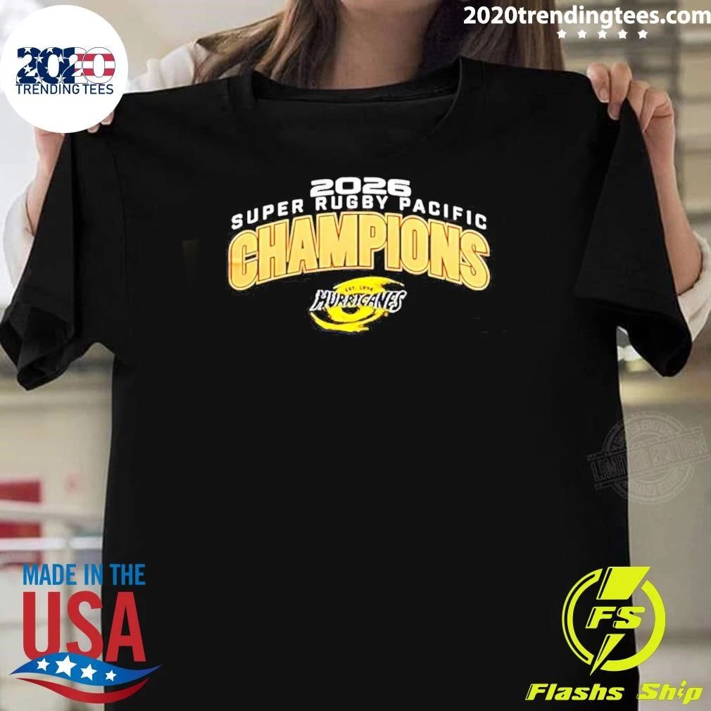 Wellington Hurricanes 2026 Super Rugby Pacific Champions Shirt