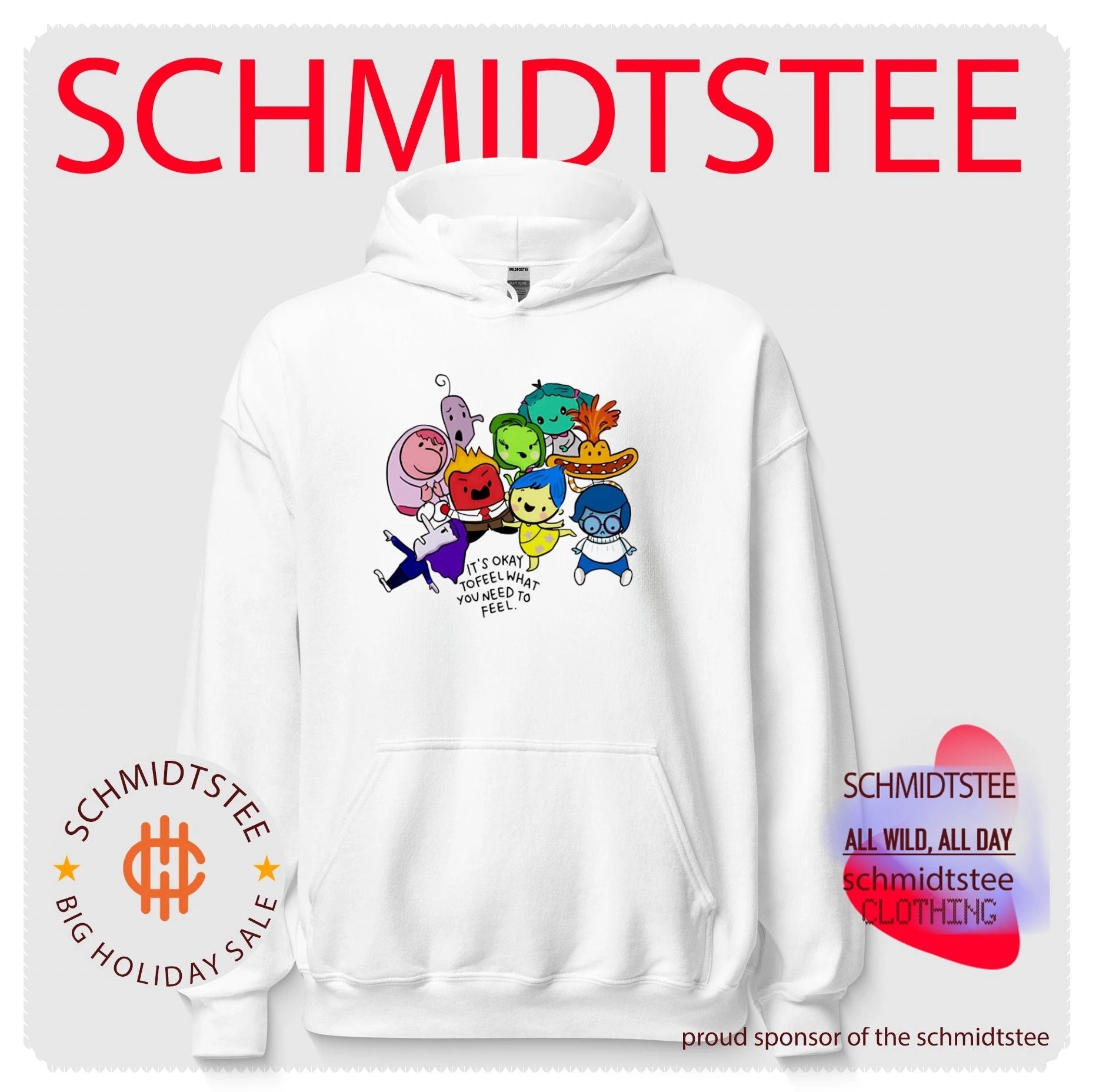Inside Out Characters It Is Okay to Feel What You Need to Feel shirt