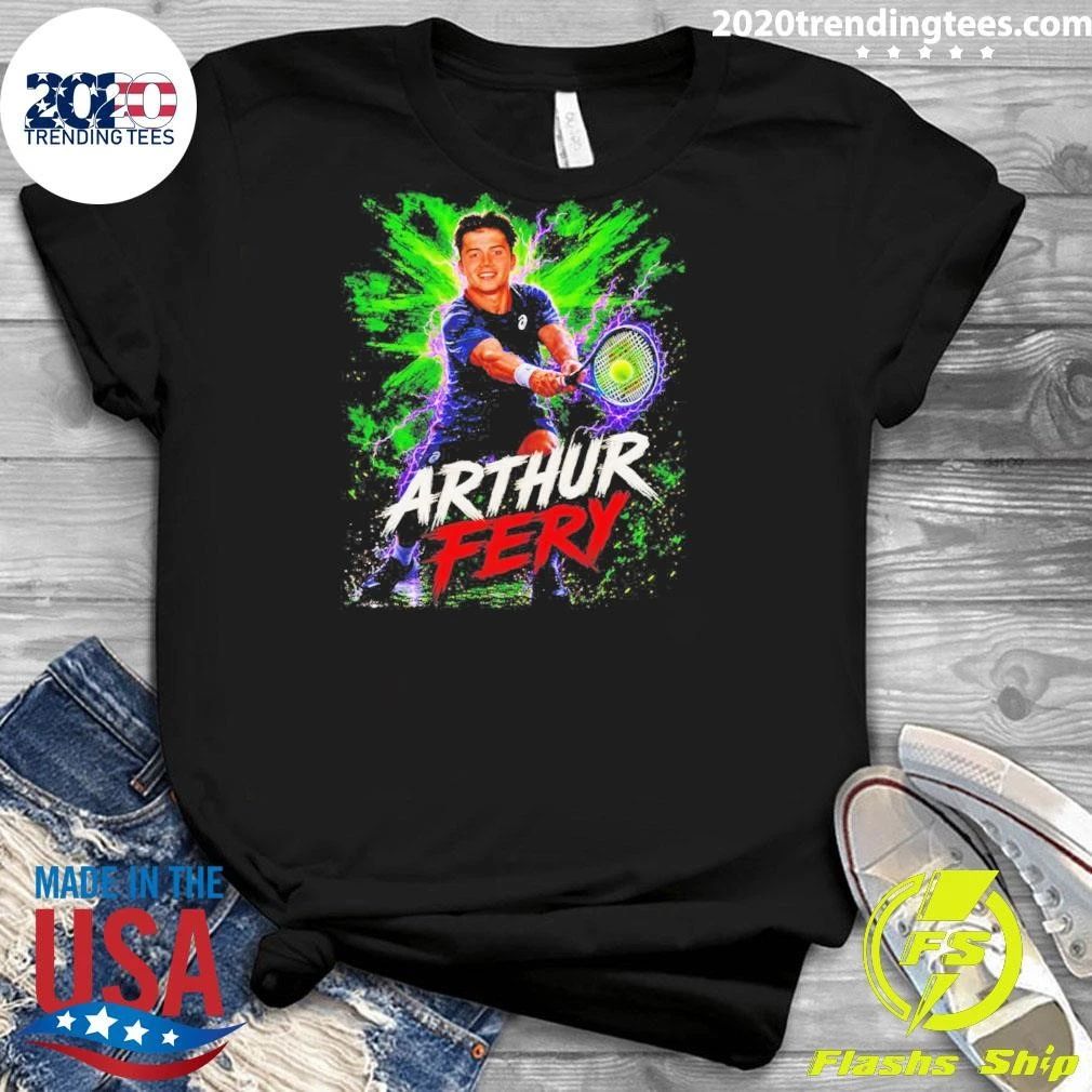 Arthur Fery Tennis Player Lightning Atp Shirt