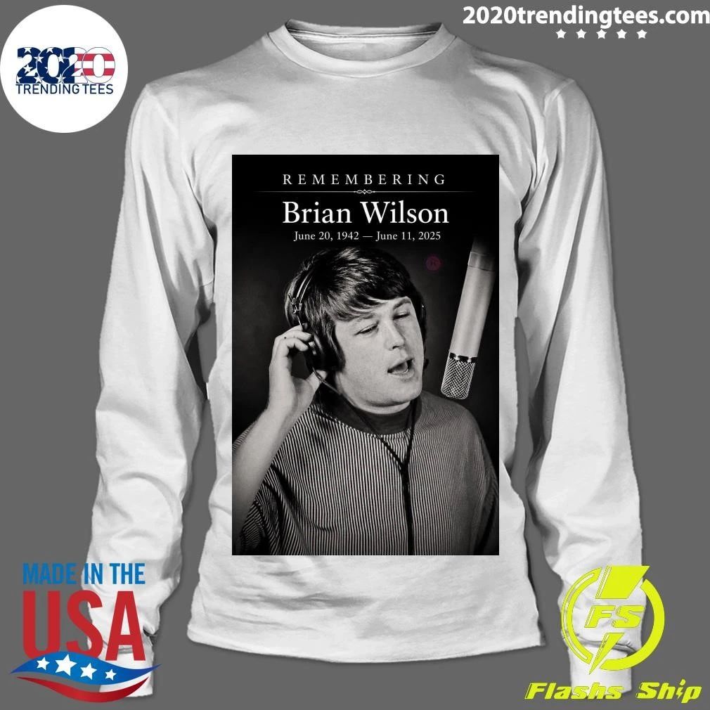 Remembering Brian Wilson June 20, 1942 — June 11, 2025 Shirt