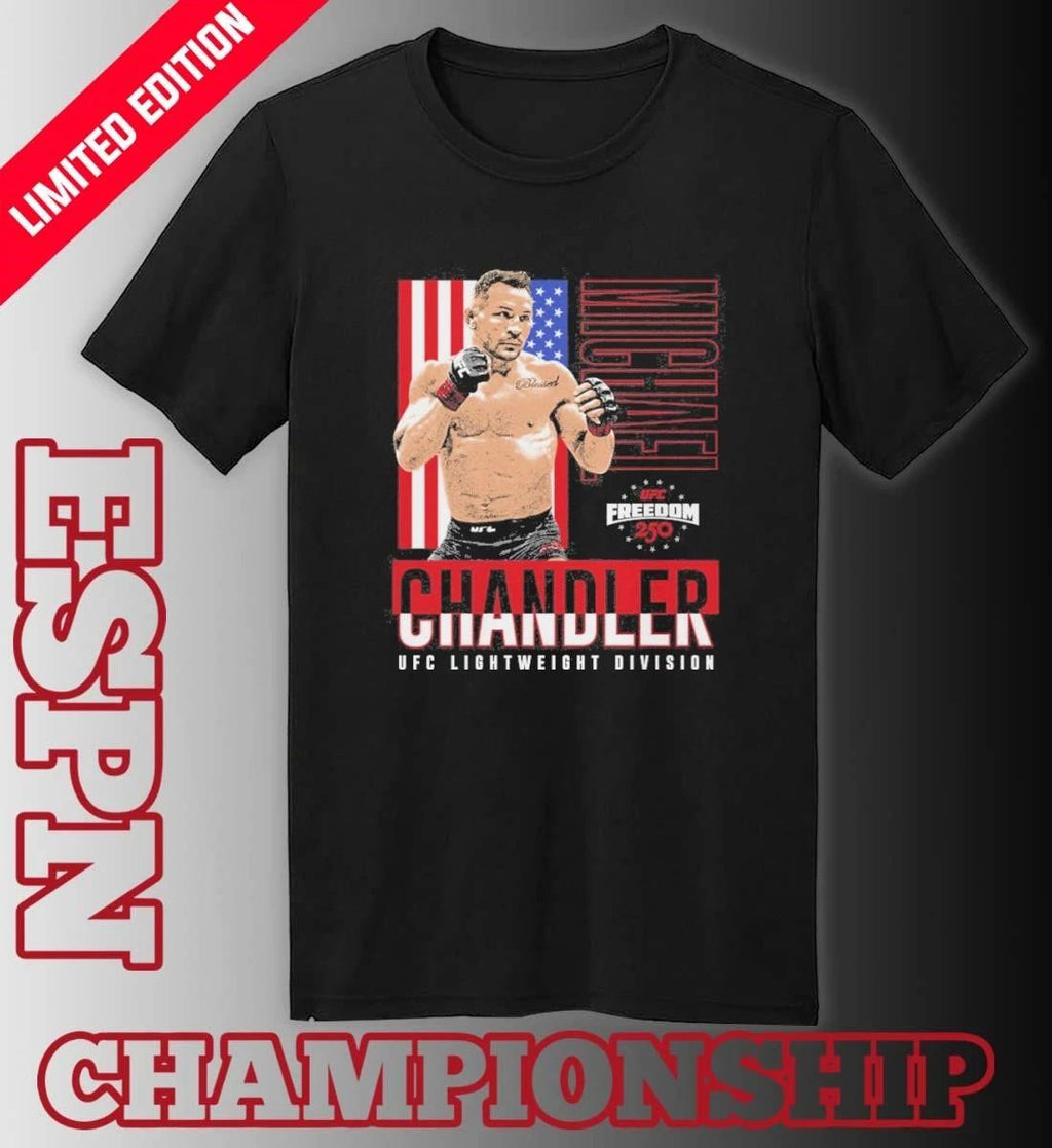 Michael Chandler UFC Freedom 250 Flag T-shirt