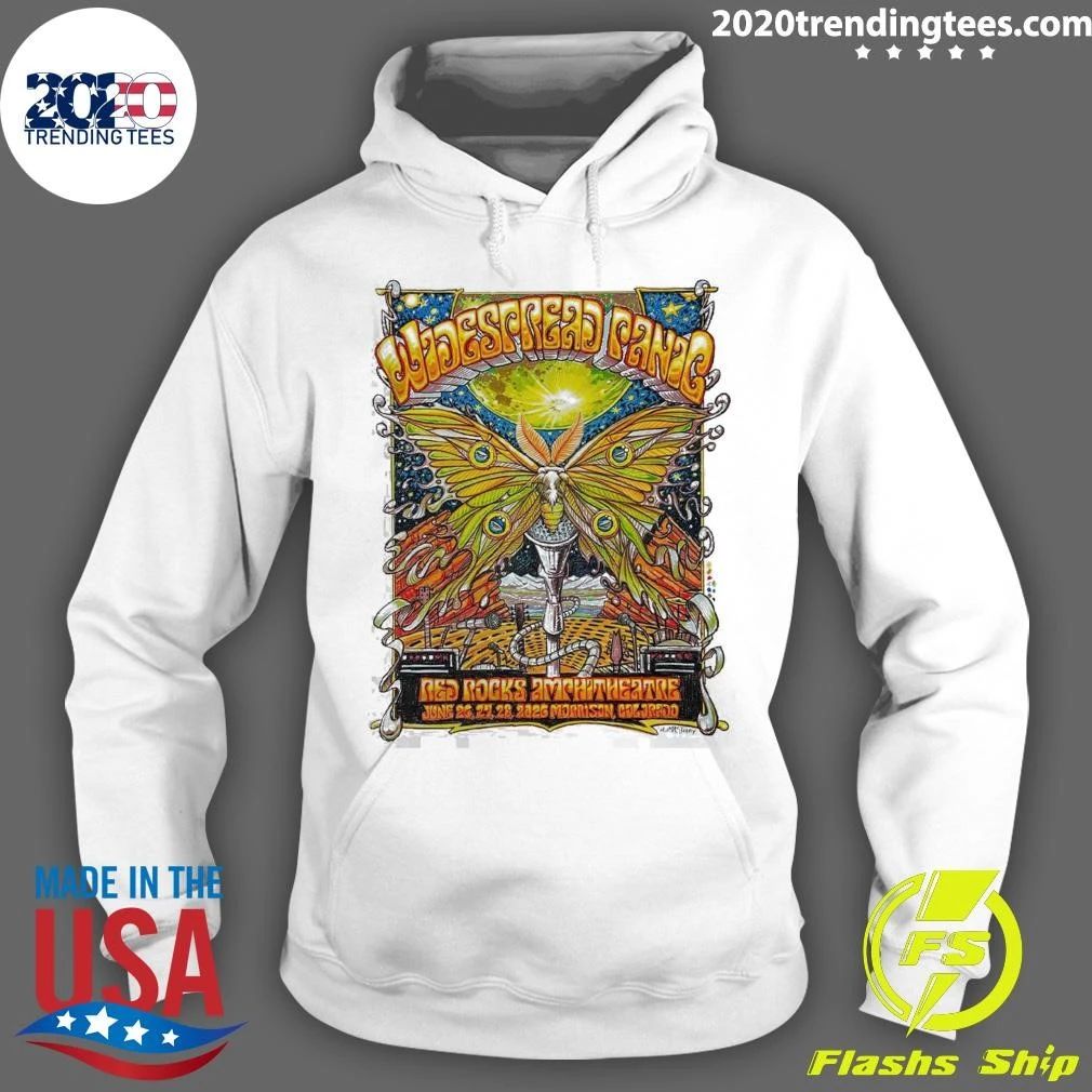 Widespread Panic Morrison Colorado At Red Rocks Amphitheatre From June 26 To 28 2026 Art By AJ Masthay Shirt
