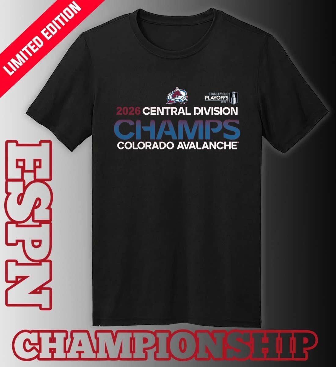 Colorado Avalanche 2026 Central Division Champions Shirt