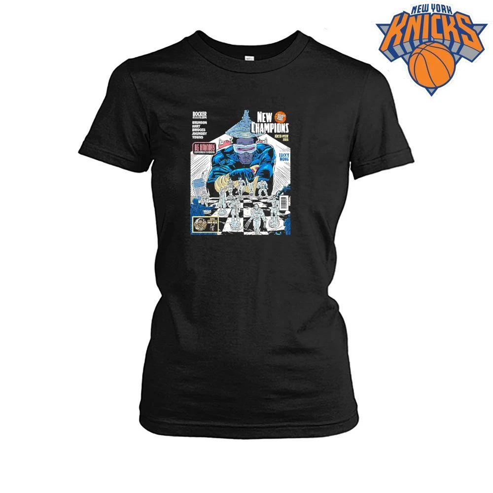 OG Anunoby New Champions Knix Men Comic Book Style Chess Player Graphic Black shirt