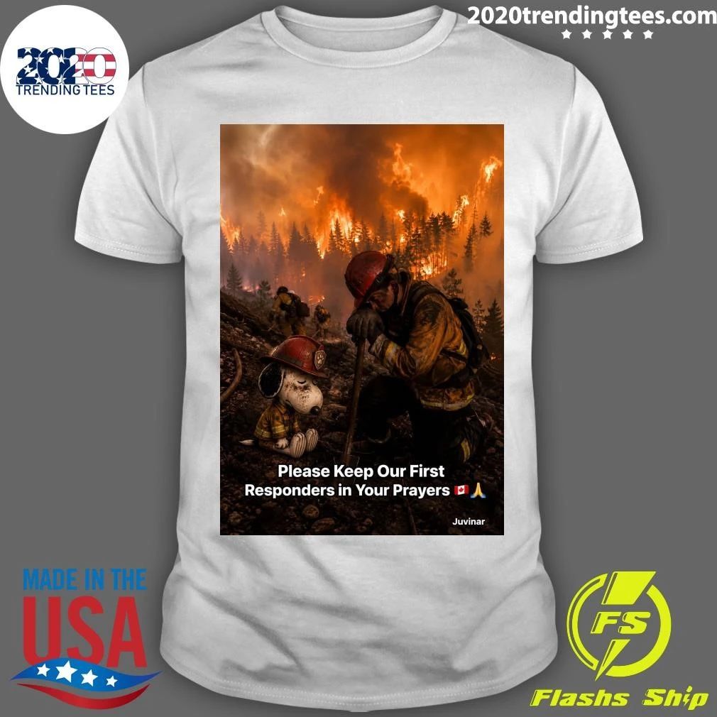 Please Keep Our First Responders in Your Prayers Shirt