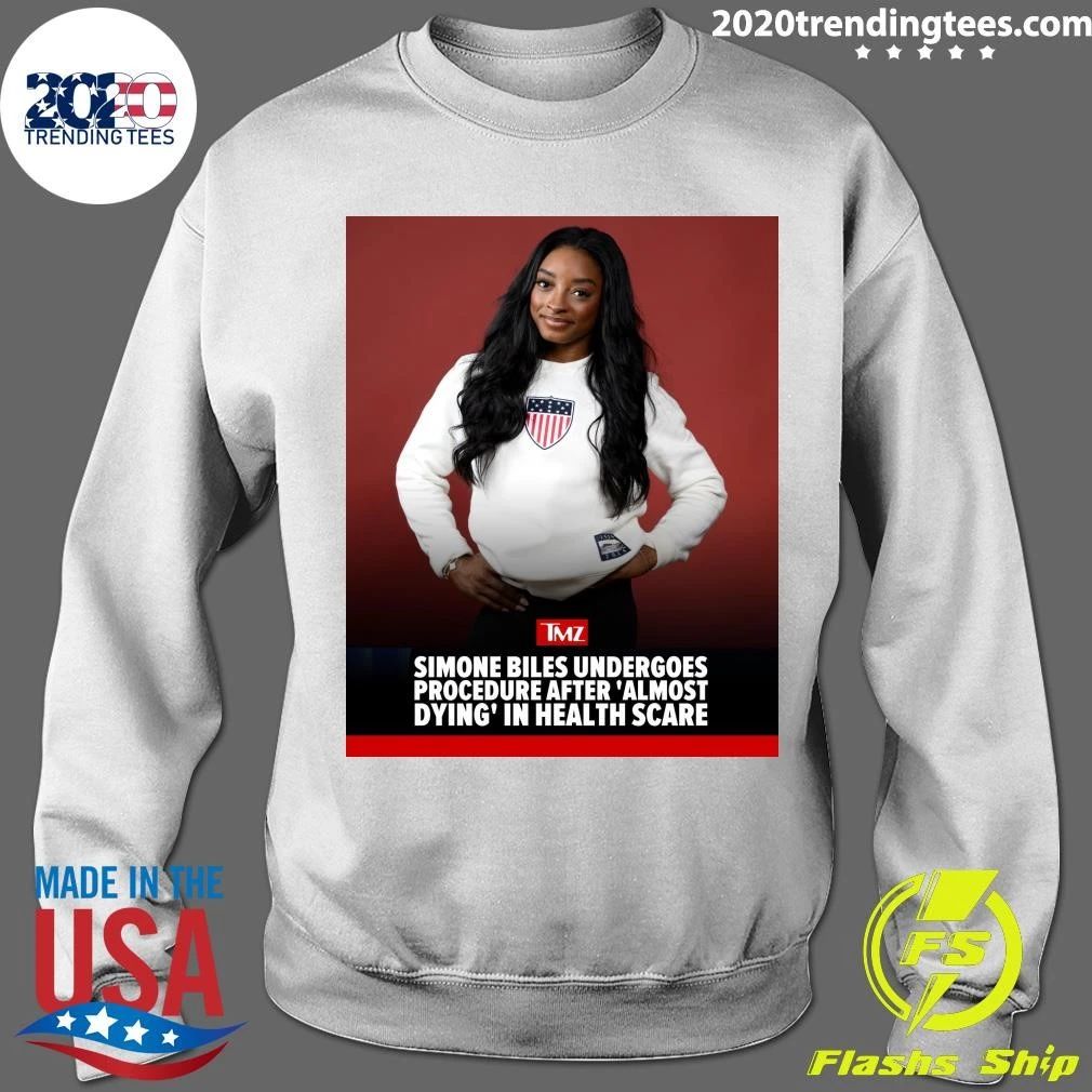 Simone Biles Undergoes Procedure After Almost Dying In Health Scare Shirt