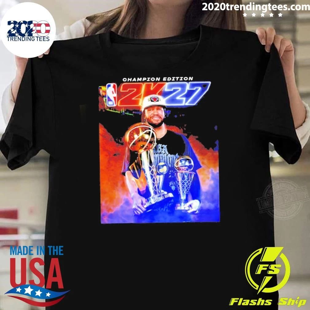 Jalen Brunson 2026 Nba 2k27 Champion Shirt