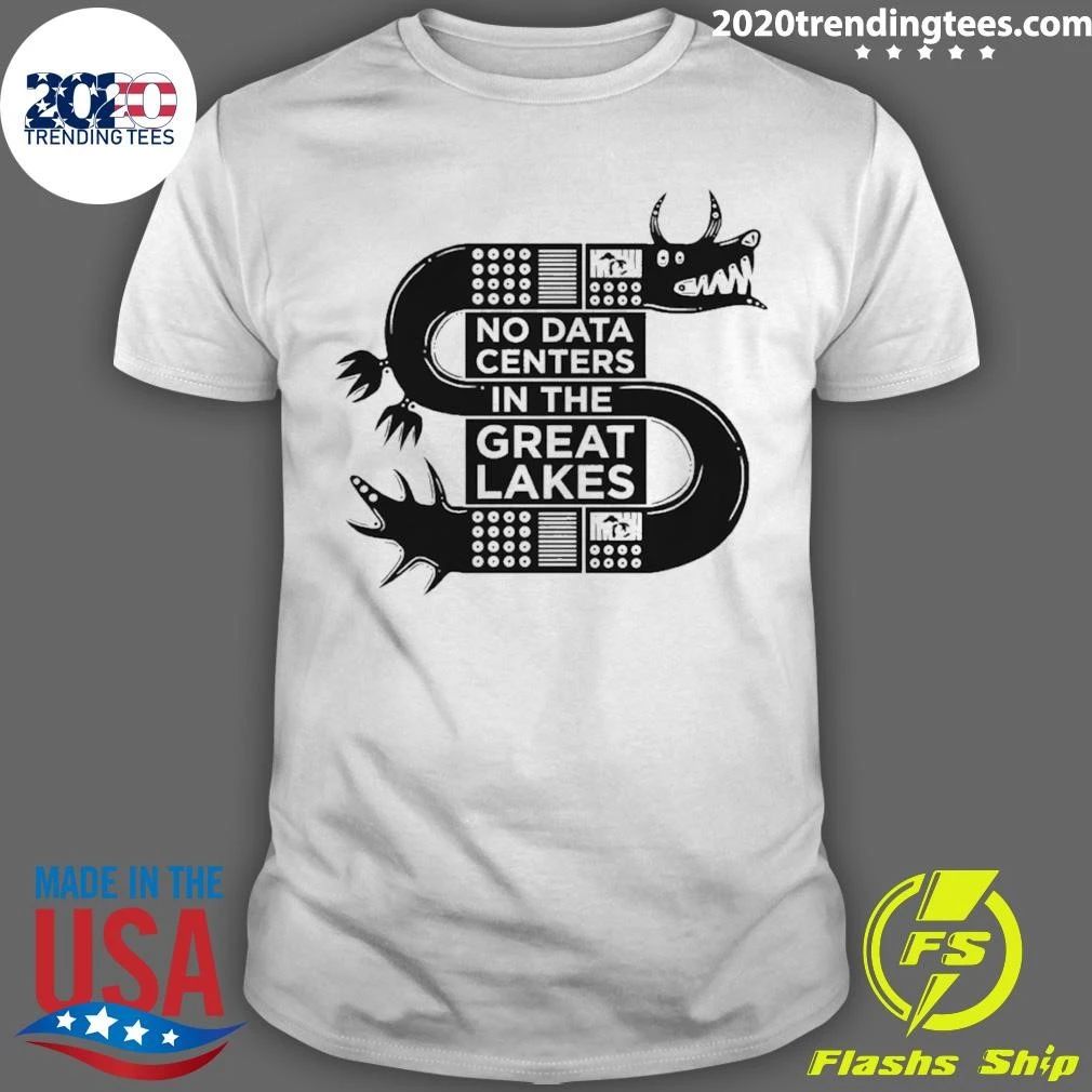 Environmental Monster Sea Creature No Data Centers In The Great Lakes Shirt