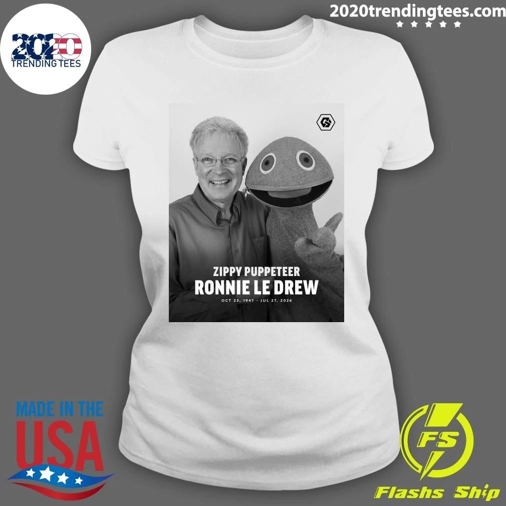 Zippy Puppeteer Ronnie Le Drew October 23, 1947 July 27, 2026 Shirt