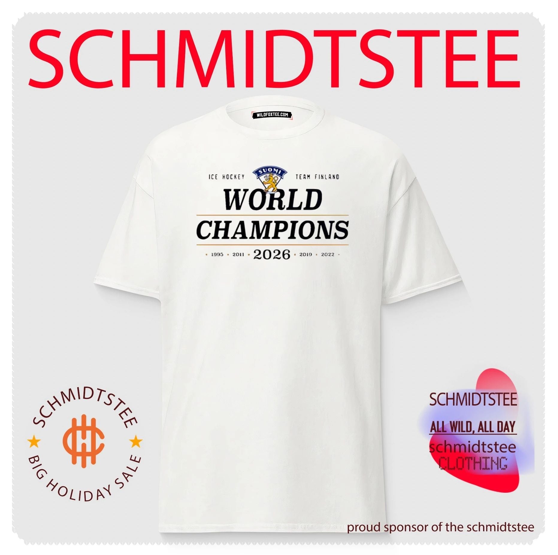 Leijonat x King Of The World Champions shirt