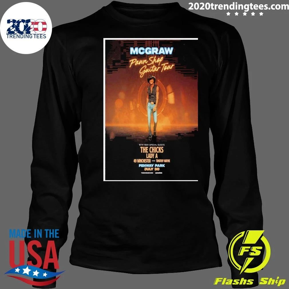 Tim Mcgraw Fenway Park Boston July 30 2026 Shows Shirt