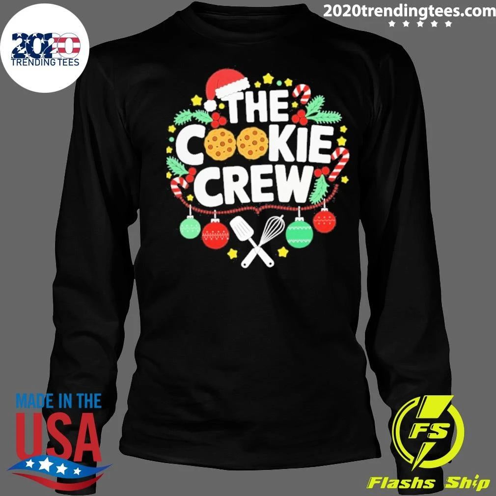 The Cookie Crew Christmas Baking Cookies Shirt