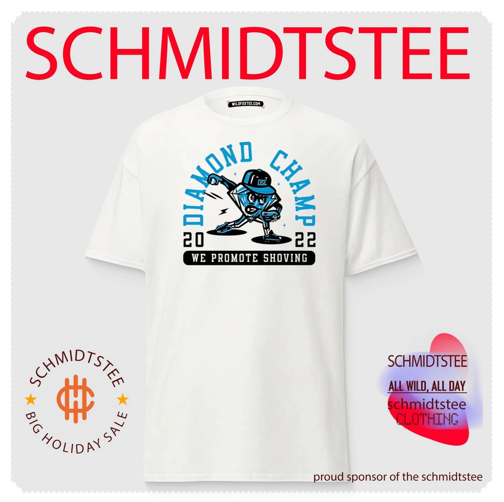 Diamond Champ 2022 We Promote Shoving baseball shirt