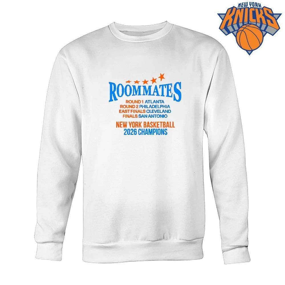 Roommates New York Basketball 2026 Champions Championship Fan Shirt