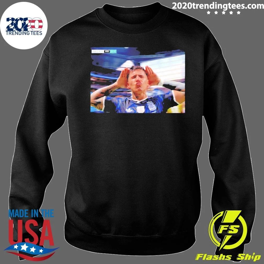 Enzo Fernández Argentina Soccer World Cup 2026 England 1 1 Argentina shirt