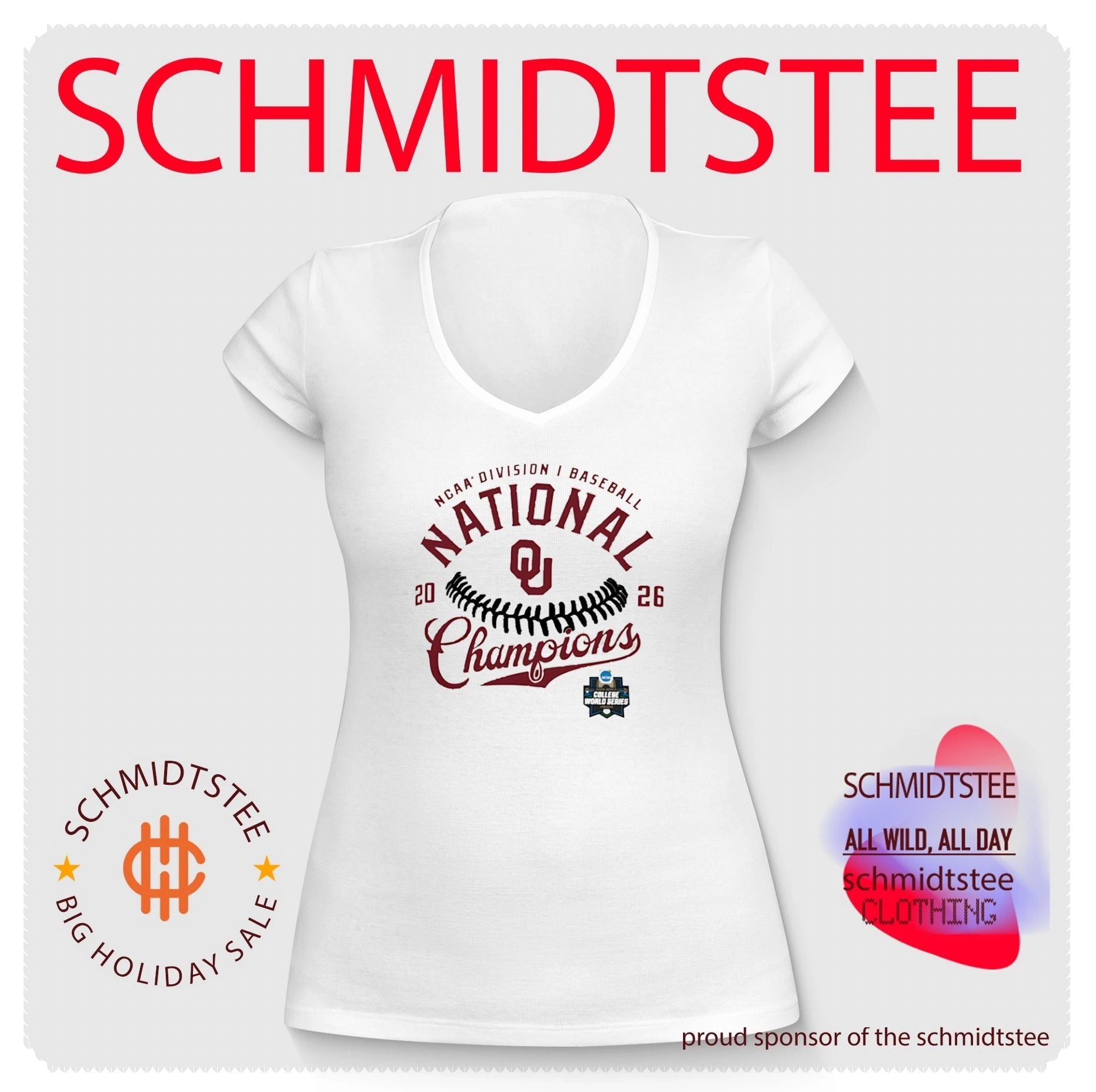 Oklahoma Sooners 2026 NCAA Baseball MCWS Champions Boomer Sooner shirt
