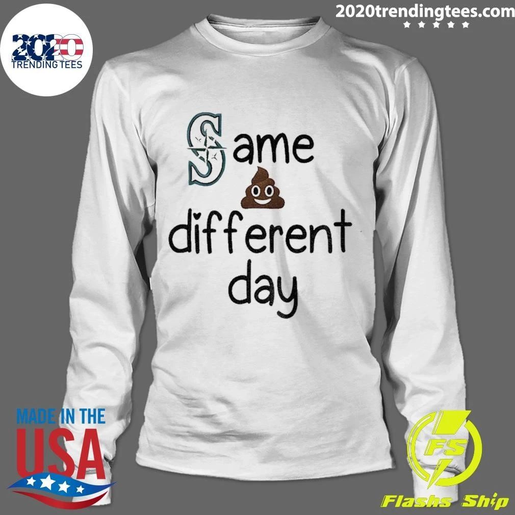 Seattle Mariners Baseball Same Different Day 2026 Shirt