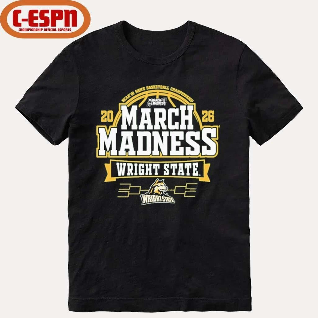 Wright State Raiders 2026 Men’s Basketball March Madness Bound Shirt