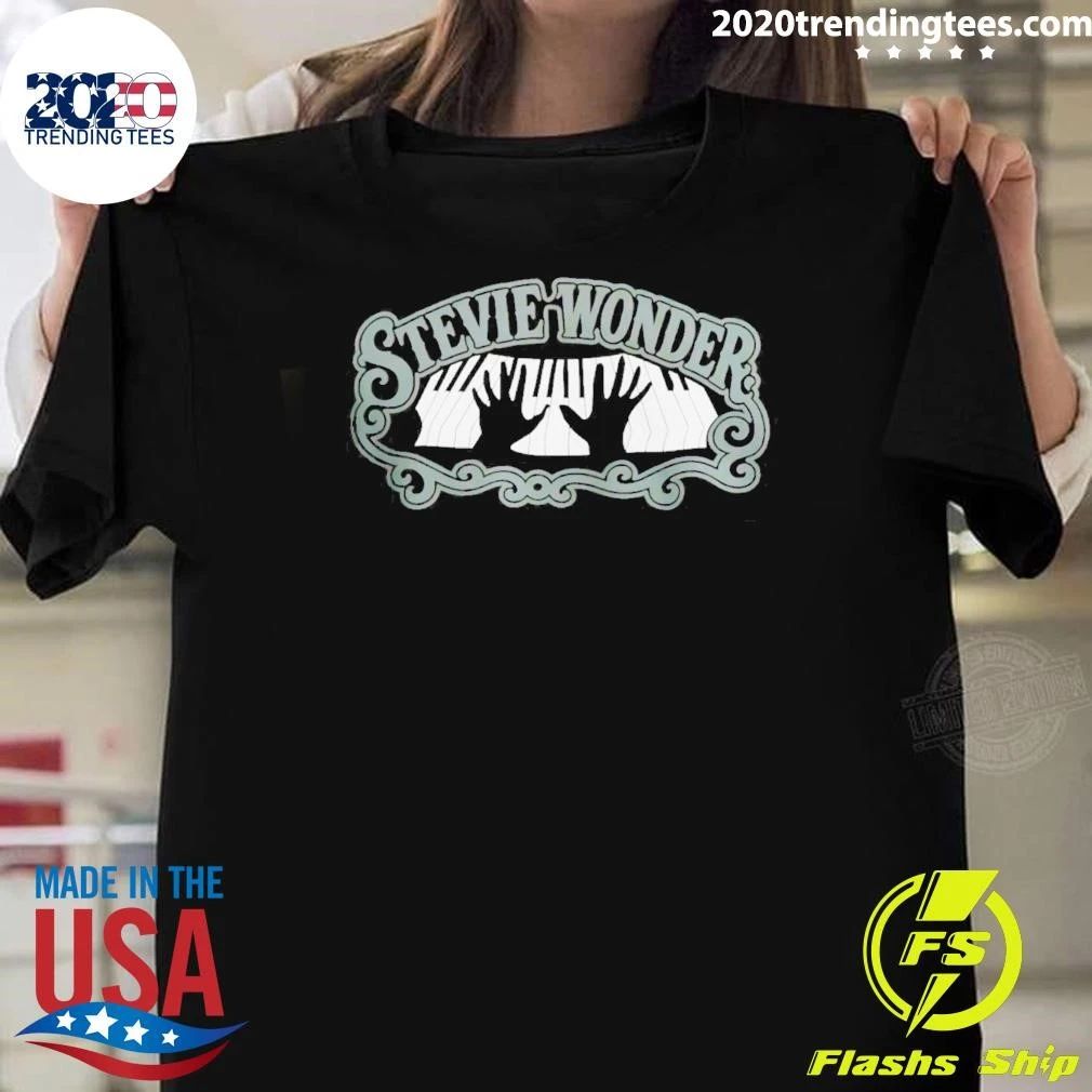 Stevie Wonder Piano Hands Shirt