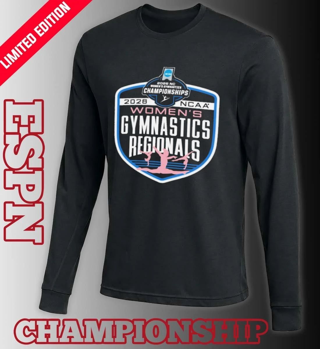 2026 National Collegiate Women’s Gymnastics Regionals Shirt