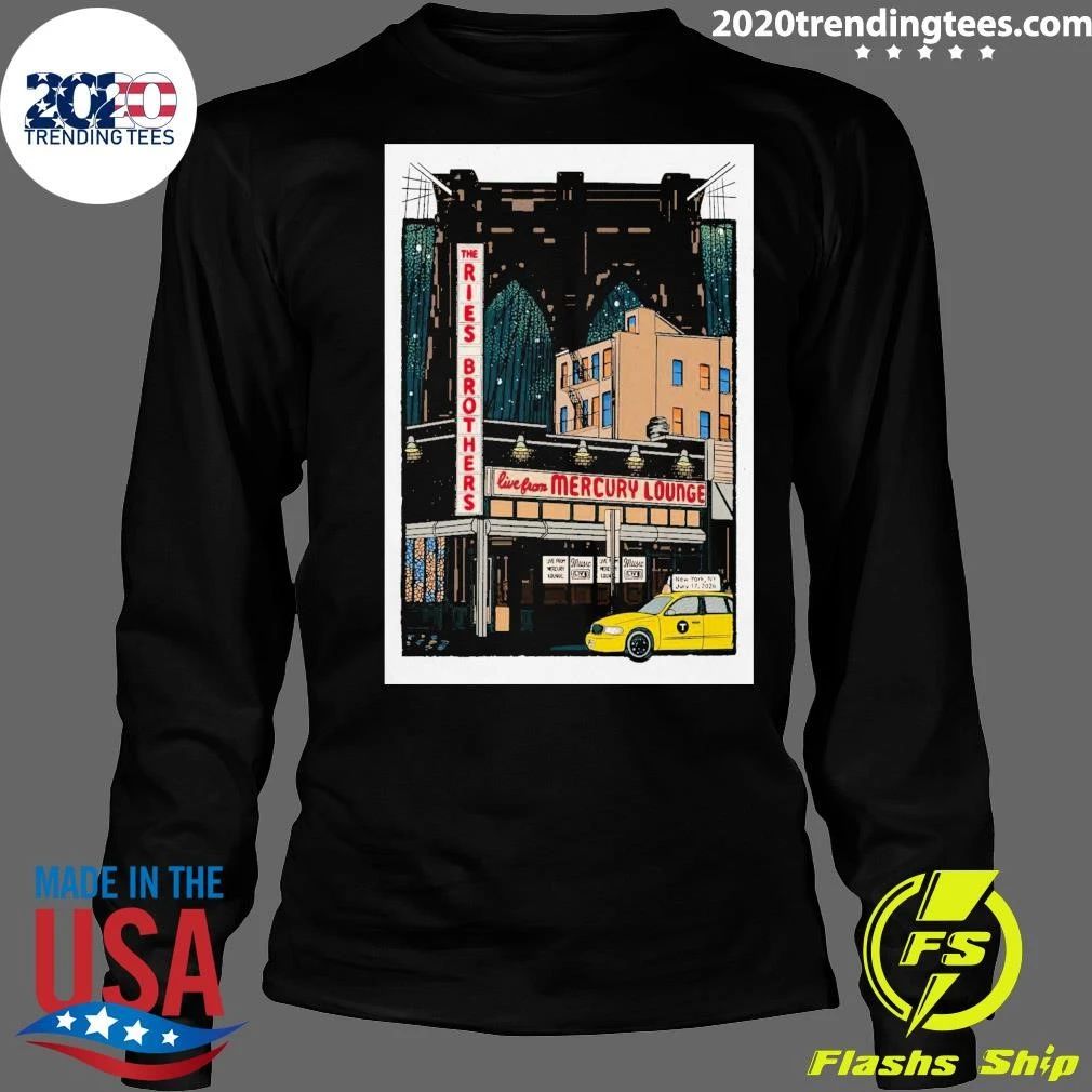 The Ries Brothers Tour Mercury Lounge in New York Shirt