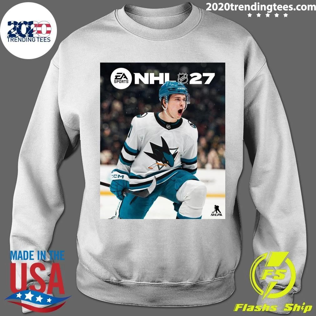 Macklin Celebrini NHL 27 Cover Athlete Shirt