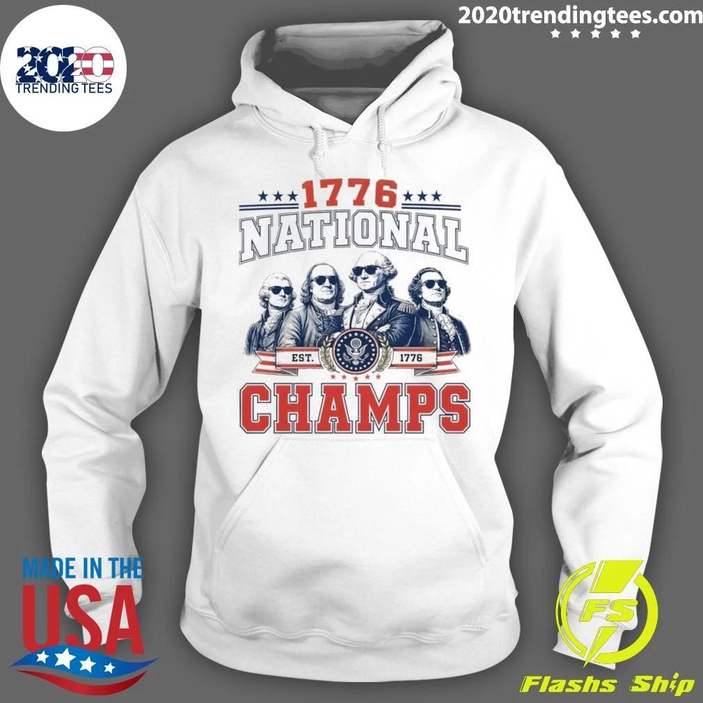 George Washington Est 1776 Patriotic National Champs 4th Of July Shirt
