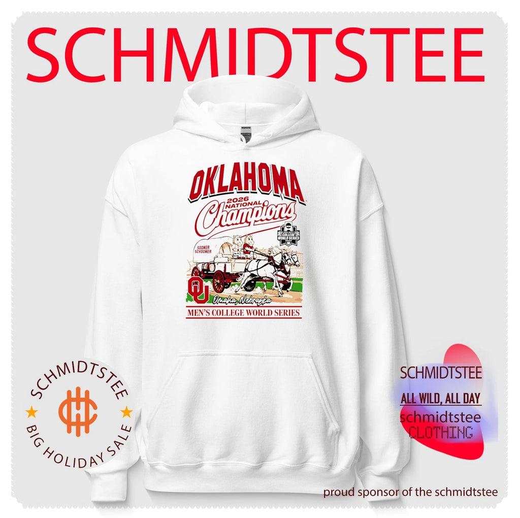 Oklahoma Sooners 2026 College World Series Champions Wagon mascot shirt